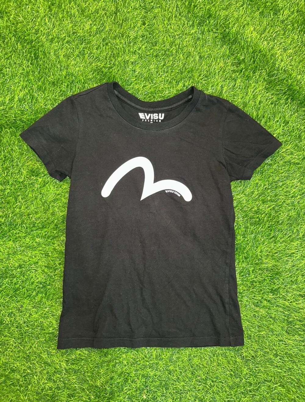 Evisu T-Shirt Size 85 Black Logo